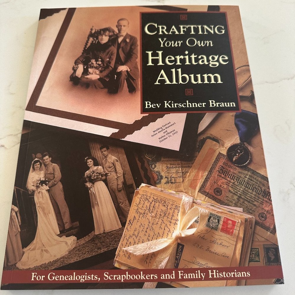 2 for 🎁 $10 "Crafting Your Own Heritage Album" by Bev Kirschner Braun